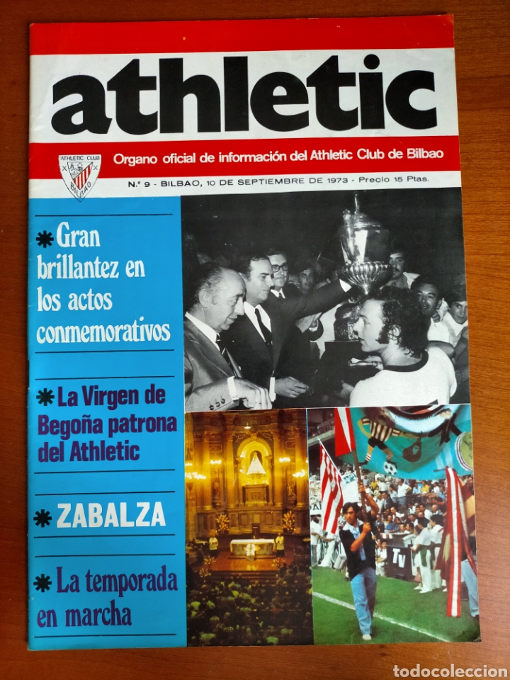 Coleccionismo deportivo: N° 9 Revista ATHLETIC 1973. Incluye Póster - Foto 1 - 272419948