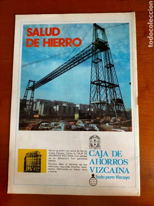 Coleccionismo deportivo: N° 15 Revista ATHLETIC Iribar 1974. Incluye Póster de Pavic - Foto 2 - 272422763