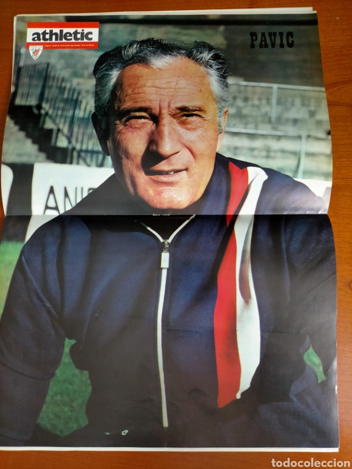 Coleccionismo deportivo: N° 15 Revista ATHLETIC Iribar 1974. Incluye Póster de Pavic - Foto 3 - 272422763