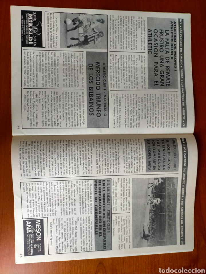 Coleccionismo deportivo: N° 17 Revista ATHLETIC 1974. Incluye Póster de Marro - Foto 4 - 272423293