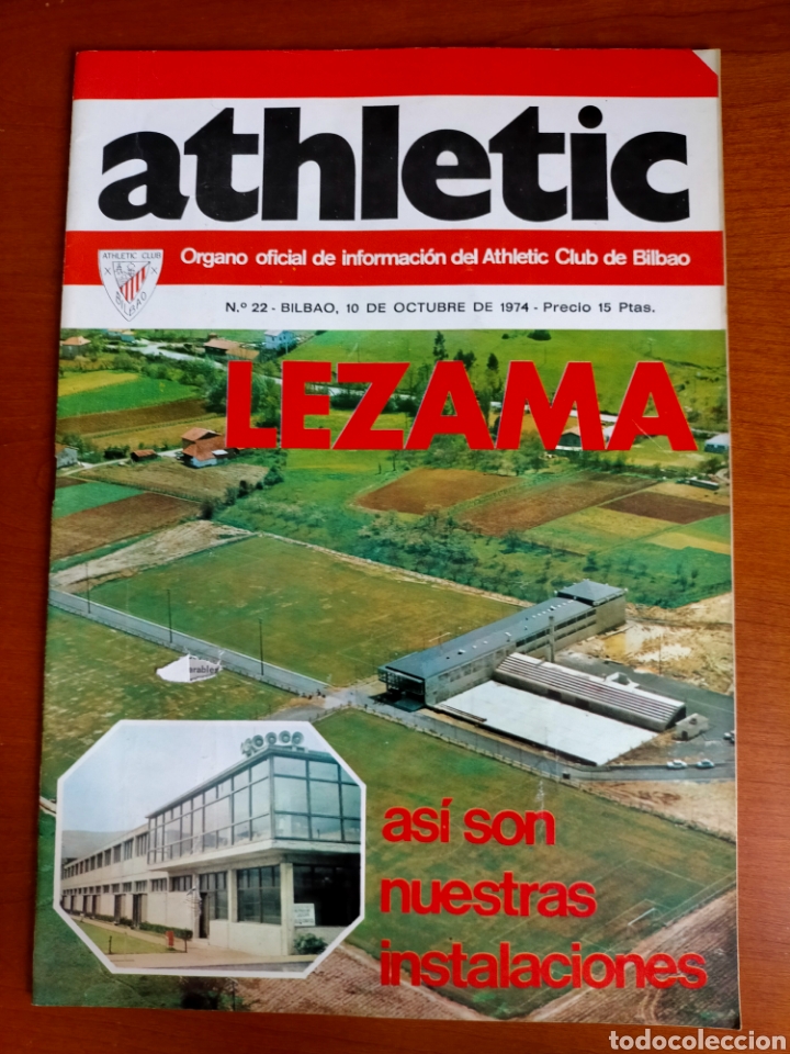 Collectionnisme sportif: N&deg; 22 Revista ATHLETIC 1974. Incluye P&oacute;ster de Iriondo