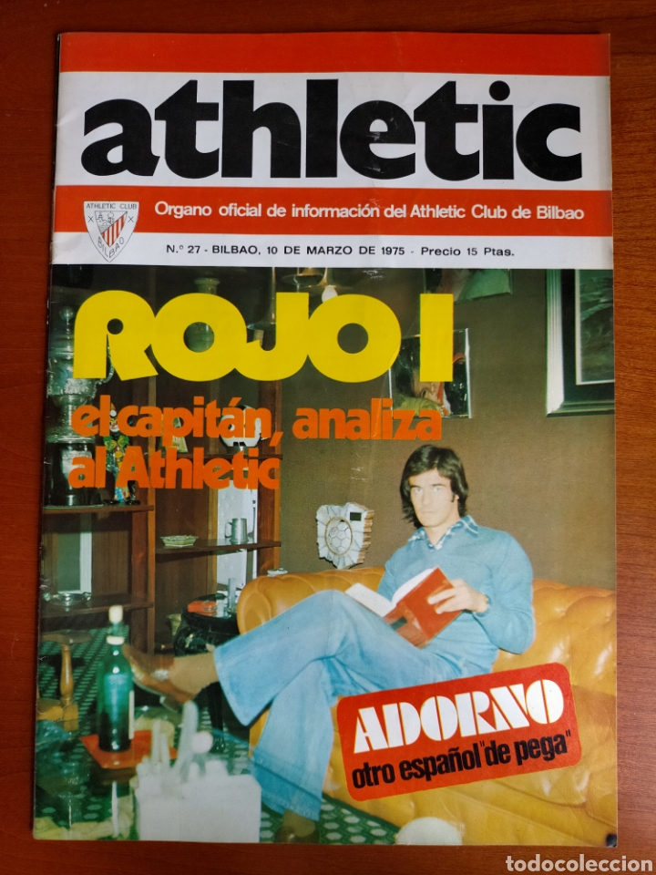 Collectionnisme sportif: N&deg; 27 de la Revista ATHLETIC de 1975. Incluye P&oacute;ster de Madariaga