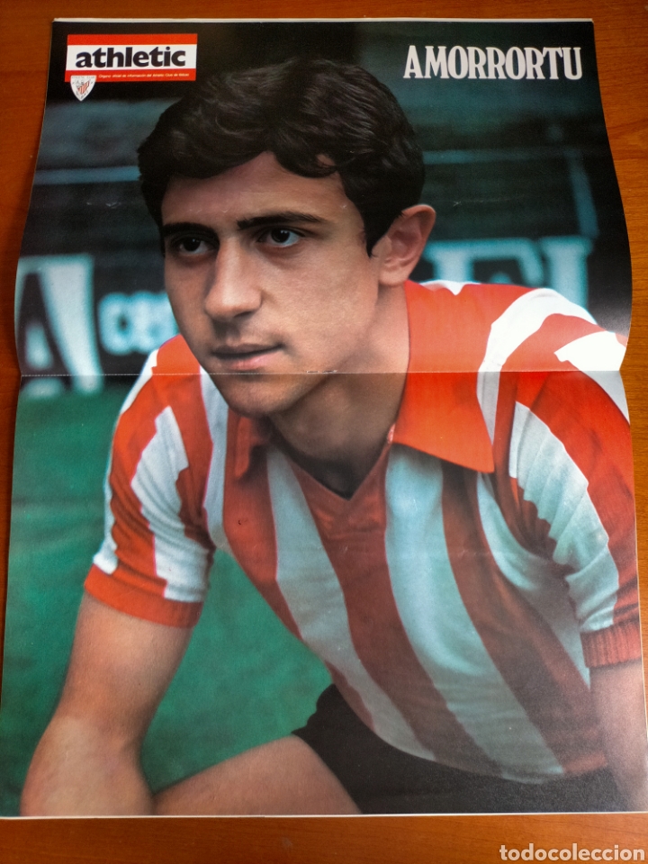 Coleccionismo deportivo: N° 29 de la Revista ATHLETIC de 1975. Incluye Póster de Amorrortu. Athletic Club de Bilbao - Foto 3 - 272904678