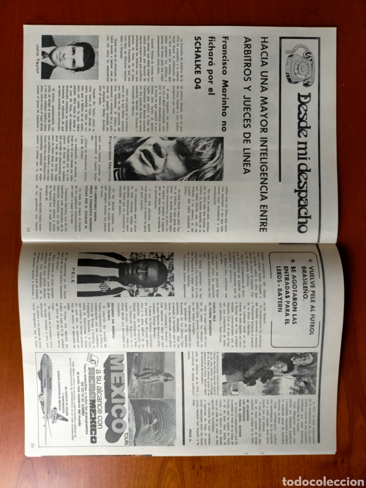Coleccionismo deportivo: N° 29 de la Revista ATHLETIC de 1975. Incluye Póster de Amorrortu. Athletic Club de Bilbao - Foto 4 - 272904678