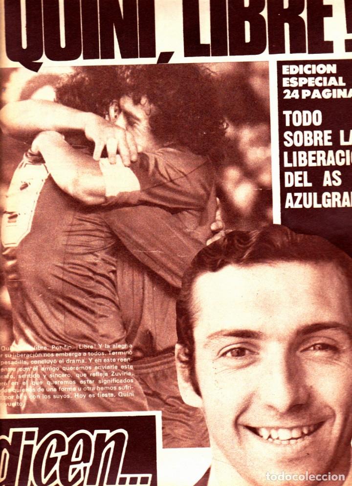 Sammelleidenschaft Sport: PERIODICO DICEN QUINI LIBERADO