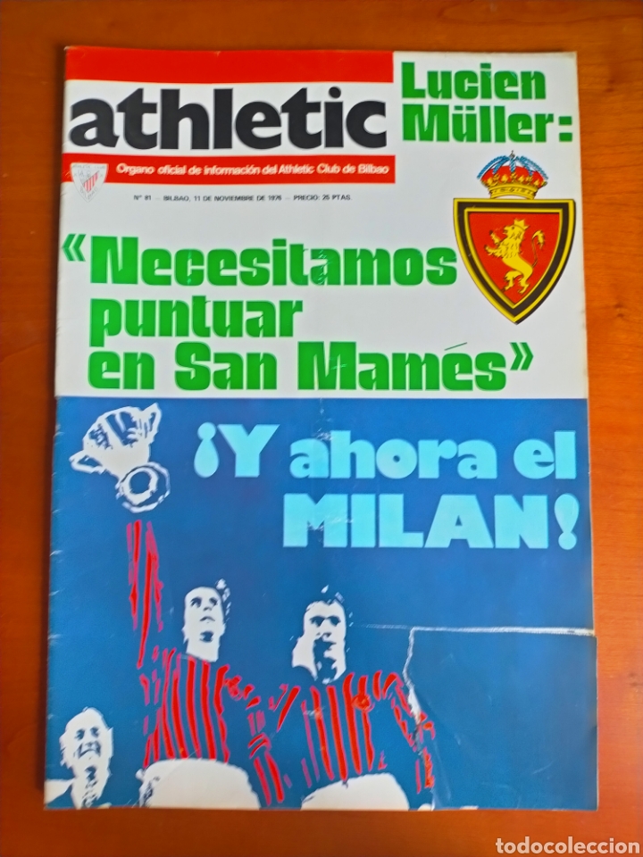Sports collectibles: N&deg; 81 Revista ATHLETIC de 1976. Incluye P&oacute;ster