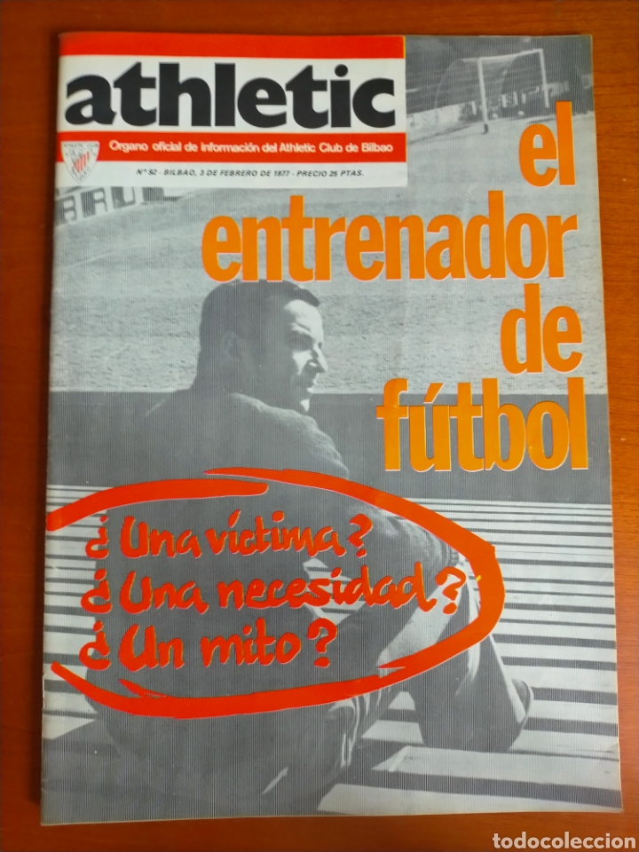 Sports collectibles: N&deg; 92 Revista ATHLETIC de 1977.