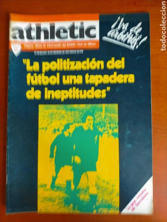 Coleccionismo deportivo: N&deg; 95 Revista ATHLETIC de 1977. Athletic Club de Bilbao