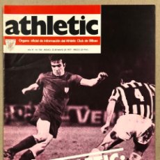 Coleccionismo deportivo: ATHLETIC CLUB BILBAO N° 106 (1977). REVISTA OFICIAL. FINAL UEFA VS JUVENTUS, RAFA IRIONDO, IRIBAR,.