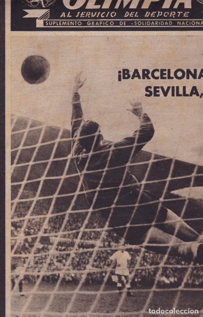 Coleccionismo deportivo: Olimpia Barcelona 18/11/1952 el Bar&ccedil;a quiere un equipo de jugadores catalanes