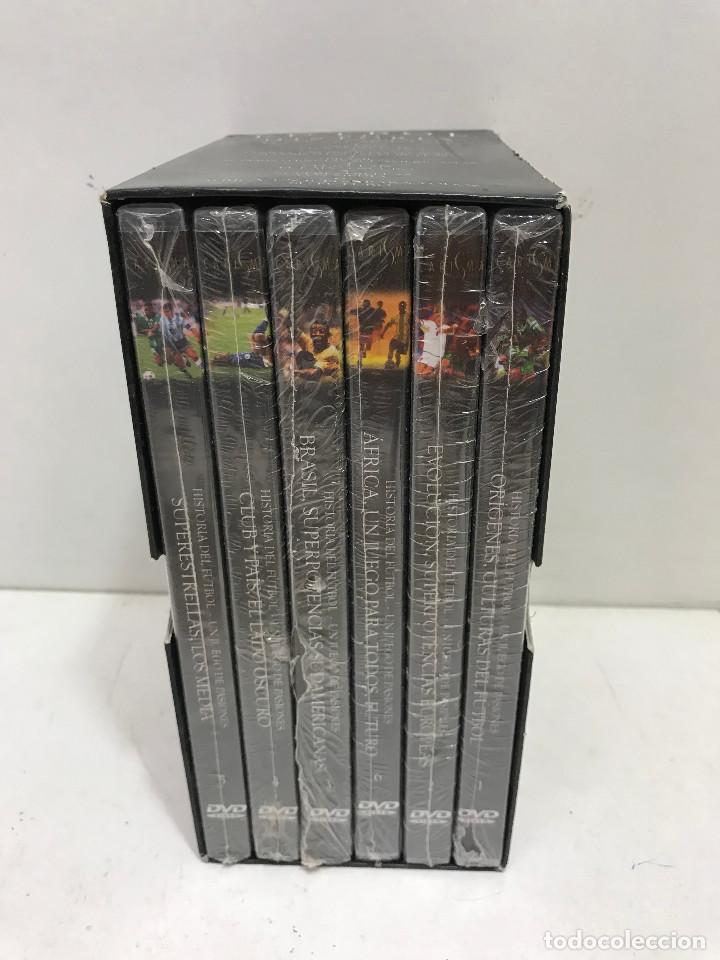 Coleccionismo deportivo: COLECCI&Oacute;N 6 DVD HISTORIA DEL FUTBOL DESDE SUS ORIGENES HASTA EL SIGLO XXI - COMPLETA Y PRECINTADA