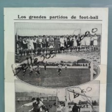 Coleccionismo deportivo: PARTIDOS FOOTBALL FUTBOL SPORTING IRUN DEPORTIVO BILBAO, ATHLETIC CLUB REAL SOCIEDAD 1913 TOLOSA. Lote 280774053