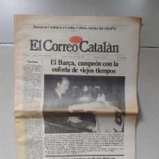 Coleccionismo deportivo: EL CORREO CATALAN 19 JUNIO 1981 EL BARCA, CAMPEON .... Lote 281829853