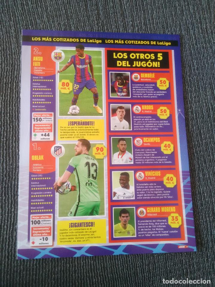Coleccionismo deportivo: ANSU FATI BARCELONA BAR&Ccedil;A OBLAK ATL&Eacute;TICO MADRID DEMBELE KROOS VINICIUS REPORTAJE 1 P&Aacute;G REVISTA JUG&Oacute;N