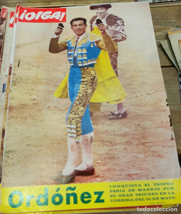 Coleccionismo deportivo: REVISTA &iexcl;OIGA! N&ordm; 587 - 8 Junio 1965,BETIS, SEVILLA,CADIZ, REAL SOCIEDAD, ETC...