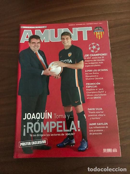 Colecionismo desportivo: REVISTA AMUNT N&ordm; 85, JOAQU&Iacute;N
