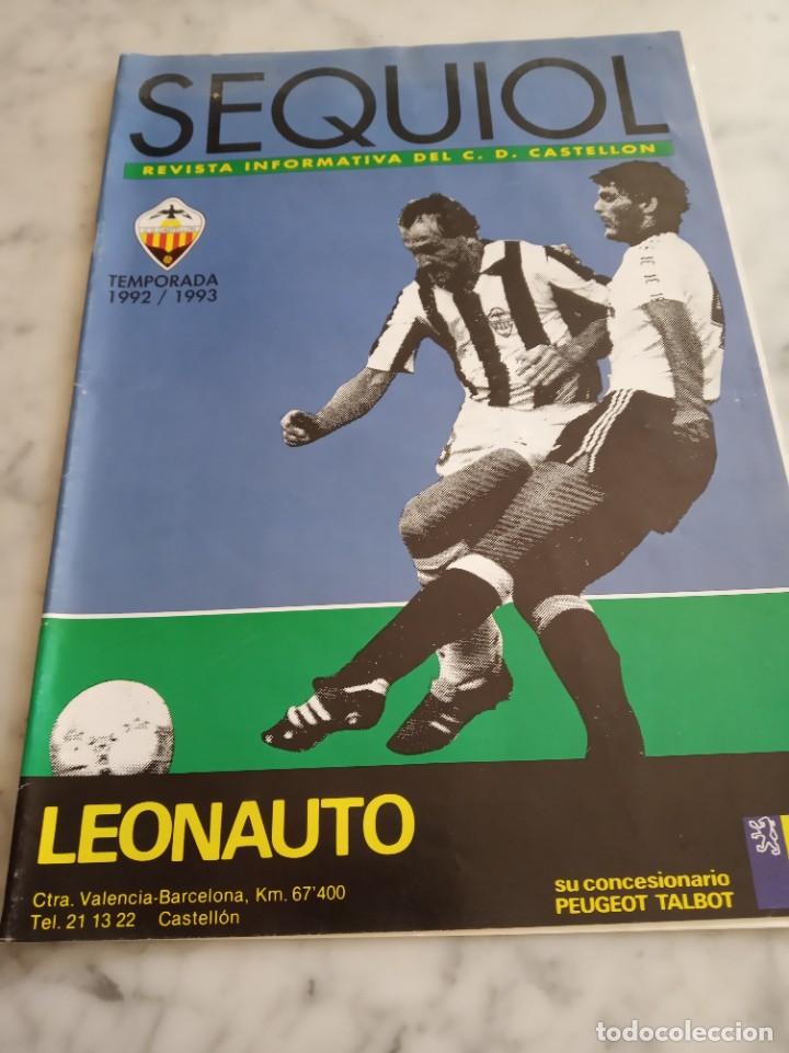Coleccionismo deportivo: sequiol revista informativa del C.D. Casiellon n&ordm; 18 temporada 1992- 1993