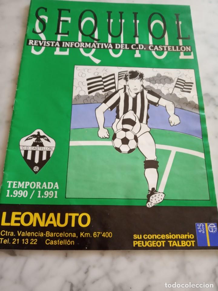 Coleccionismo deportivo: sequiol revista informativa del C.D. Casiell&oacute;n n&ordm; 2 temporada 1990- 1991