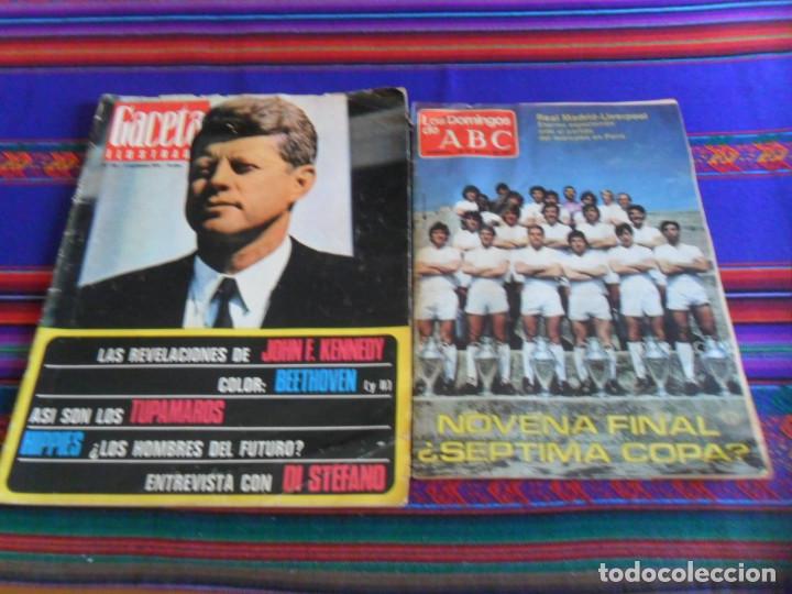 Coleccionismo deportivo: LOS DOMINGOS DE ABC REAL MADRID LIVERPOOL FINAL COPA EUROPA 1981 GACETA ILUSTRADA ALFREDO DI STEFANO