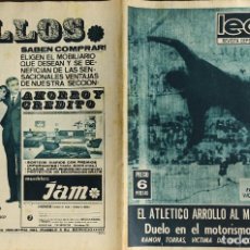 Collezionismo sportivo: LEAN - Nº 507 - 31 MAYO 1965 - DUELO EN EL MOTORISMO ESPAÑOL, RAMON TORRAS ACCIDENTE MORTAL. Lote 290040428