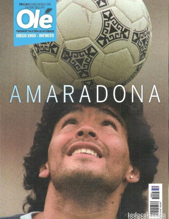 Coleccionismo deportivo: REVISTA ESPECIAL OL&Eacute; (ARGENTINA) A MARADONA 1960-INFINITO