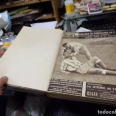 Colecionismo desportivo: TOMO ENCUADERNADO DE PERIODICOS FUTBOL LEAN TEMPORADA 1957-58 EN MUY BUEN ESTADO REF 157. Lote 296581318
