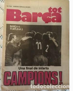 Coleccionismo deportivo: Diario TOT BAR&Ccedil;A -Especial Recopa 17-5-1978