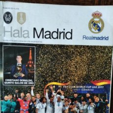 Coleccionismo deportivo: HALA REAL MADRID INFORME Nº 65 DE 2017 CAMPEONES MUNDIAL CLUBES- CRISTIANO RONALDO BALON ORO BENZEMA. Lote 298674808