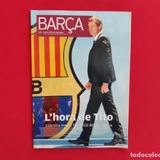 Coleccionismo deportivo: REVISTA OFICIAL FC BARCELONA SEPTIEMBRE 2012 - L'HORA DE TITO (VILANOVA) (EN CATALÁN). Lote 299320048
