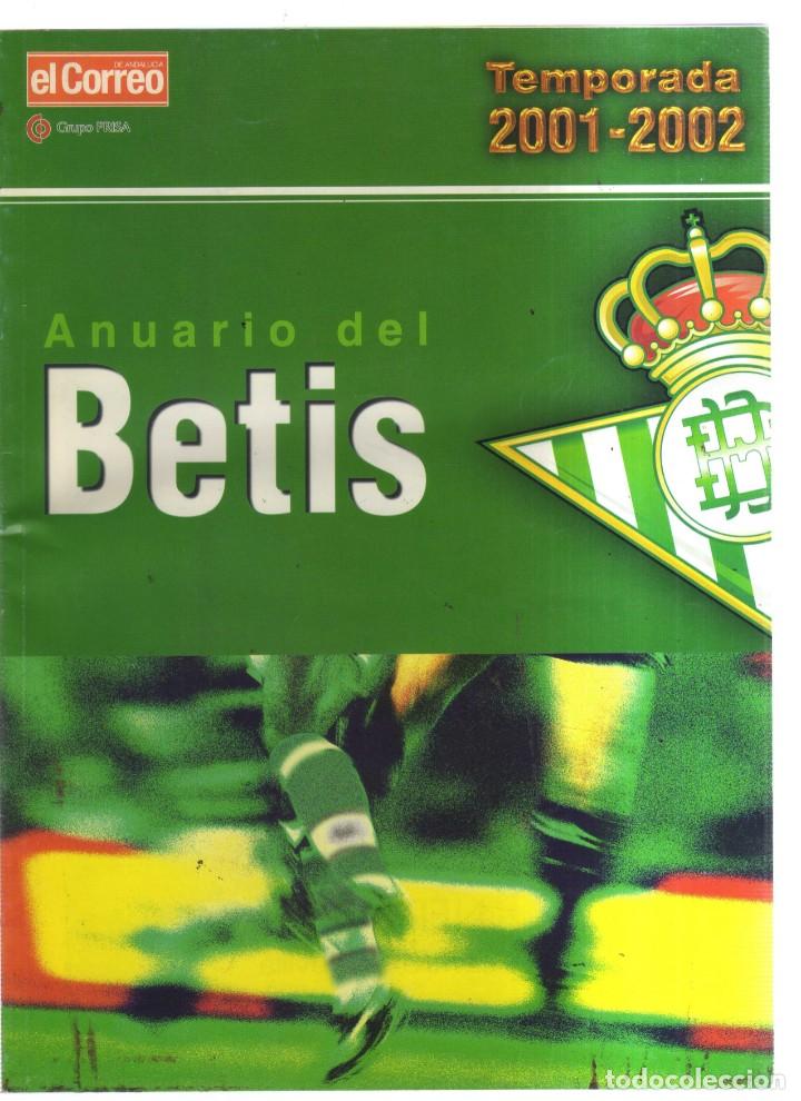 Coleccionismo deportivo: BETIS ANUARIO DEL BETIS TEMPORADA 2001- 2002