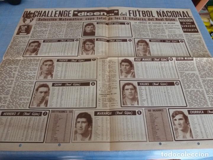 Collezionismo sportivo: PAGINAS CENTRALES DICEN(10-6-70) MARA&Ntilde;ON VENCEDOR ABSOLUTO DE LA IV CHALLENGUE DICEN