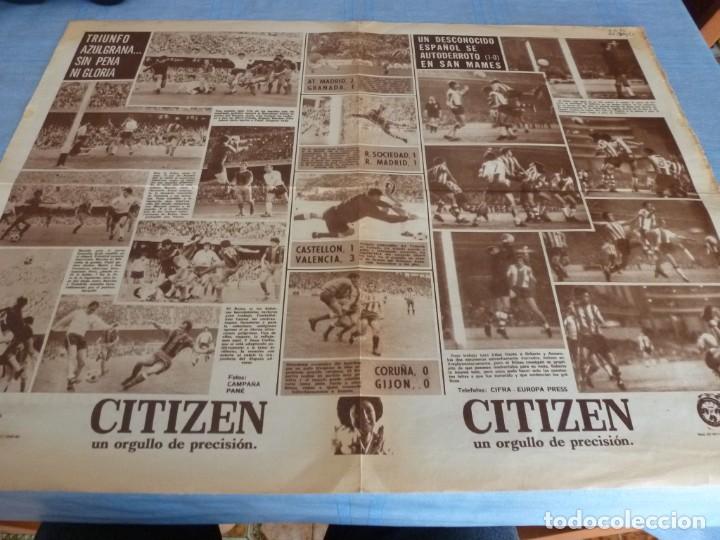 Collezionismo sportivo: PAGINAS CENTRALES DICEN(7-5-73) BAR&Ccedil;A 2 BURGOS 0 Y ATH.CLUB BILBAO 1 ESPA&Ntilde;OL 0