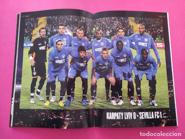 Coleccionismo deportivo: PROGRAMA OFICIAL SEVILLA FC - KARPATY LVIV UEFA EUROPA LEAGUE 10/11 - POSTER 2010