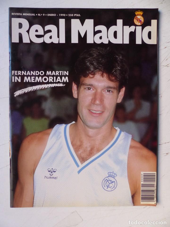 Coleccionismo deportivo: REAL MADRID, REVISTA MENSUAL - 10 REVISTAS, AÑOS 1990-1991, VER FOTOS ADICIONALES - Foto 2 - 302373638