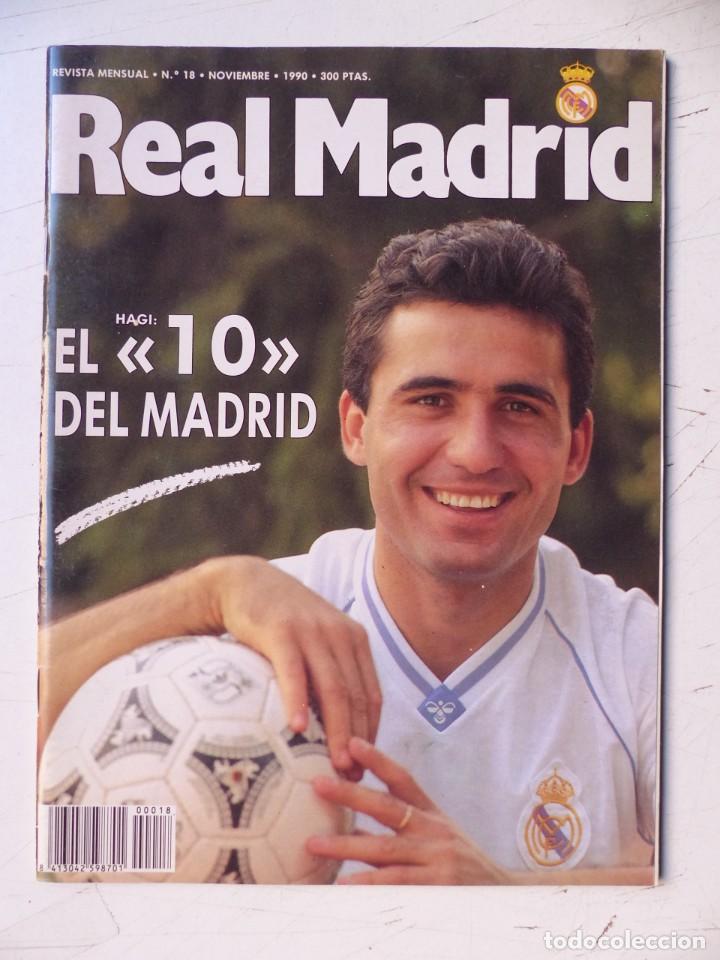 Coleccionismo deportivo: REAL MADRID, REVISTA MENSUAL - 10 REVISTAS, AÑOS 1990-1991, VER FOTOS ADICIONALES - Foto 6 - 302373638