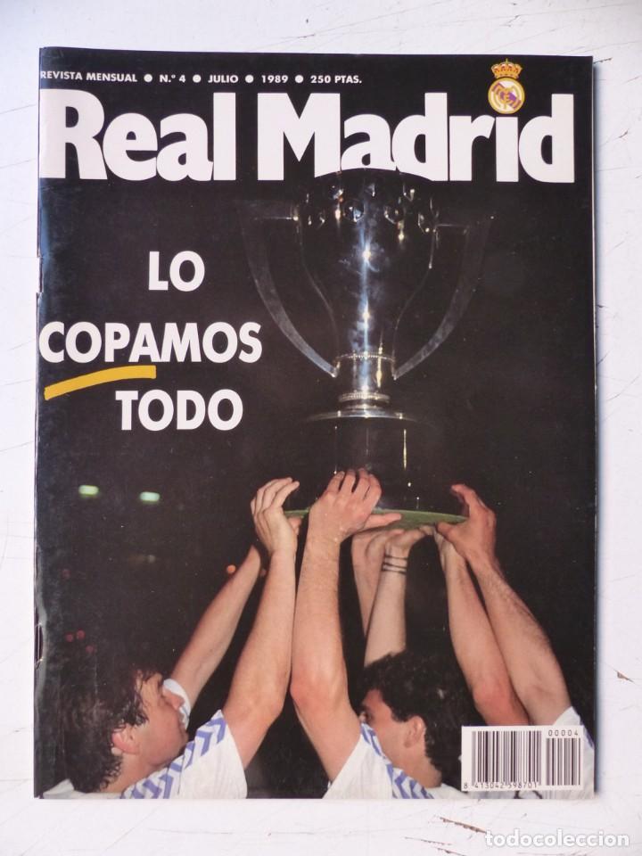 Coleccionismo deportivo: REAL MADRID, REVISTA MENSUAL - 8 REVISTAS, AÑOS 1989, VER FOTOS ADICIONALES - Foto 4 - 302374113