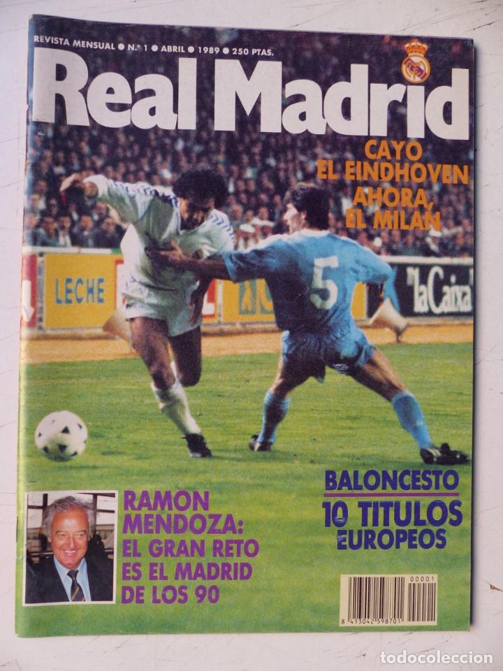 Coleccionismo deportivo: REAL MADRID, REVISTA MENSUAL - 8 REVISTAS, AÑOS 1989, VER FOTOS ADICIONALES - Foto 6 - 302374113