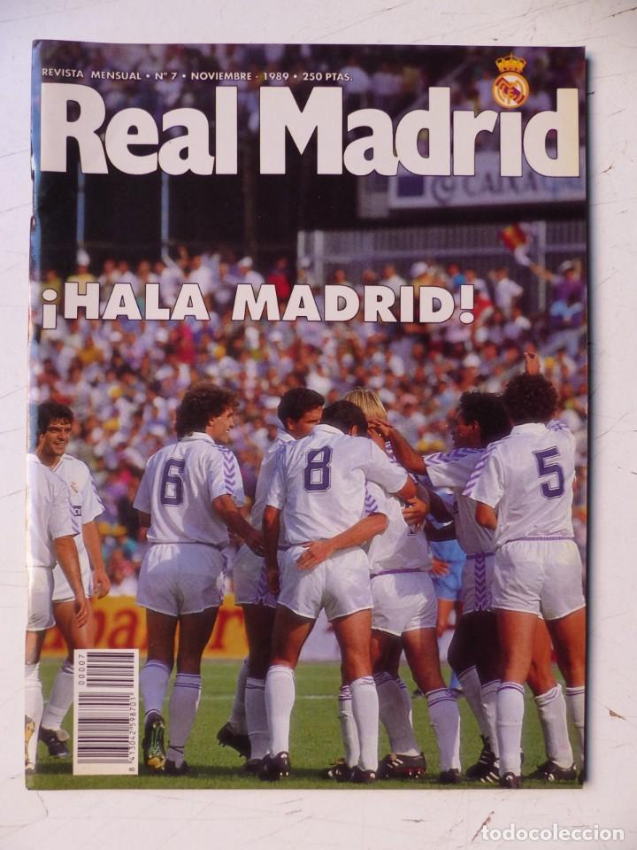 Coleccionismo deportivo: REAL MADRID, REVISTA MENSUAL - 8 REVISTAS, AÑOS 1989, VER FOTOS ADICIONALES - Foto 7 - 302374113