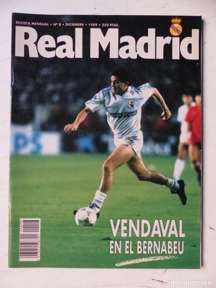 Coleccionismo deportivo: REAL MADRID, REVISTA MENSUAL - 8 REVISTAS, AÑOS 1989, VER FOTOS ADICIONALES - Foto 8 - 302374113