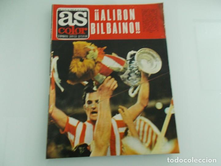 Coleccionismo deportivo: AS COLOR N&ordm;111 A&Ntilde;O 1973 POSTER CENTRAL SEVILLA C.F. N&ordm;107