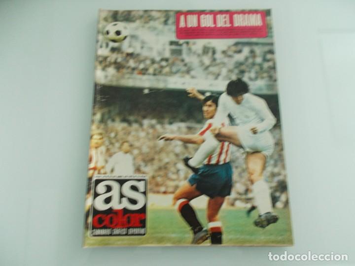 Coleccionismo deportivo: AS COLOR N&ordm;49 A&Ntilde;O 1972 POSTER CENTRAL VILLARREAL C.F. N&ordm;49