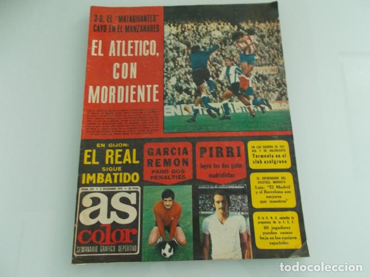 Coleccionismo deportivo: AS COLOR N&ordm;237 A&Ntilde;O 1975 POSTER CENTRAL U.D. LAS PALMAS N&ordm;232