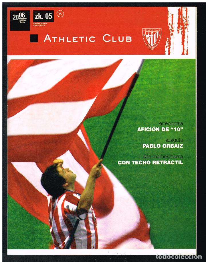 Coleccionismo deportivo: ATHLETIC CLUB REVISTA OFICIAL N&deg; 5 - JUNIO 2006