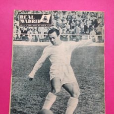 Coleccionismo deportivo: BOLETIN REVISTA OFICIAL REAL MADRID 1957 Nº 80 NIZA COPA DE EUROPA 56/57 MANCHESTER UNITED ATHLETIC