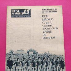 Coleccionismo deportivo: BOLETIN REVISTA OFICIAL REAL MADRID 1958 Nº 93 SEMIFINALES COPA DE EUROPA 57/58 VASAS-MANCHESTER UTD. Lote 311358528