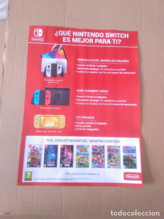 Coleccionismo deportivo: HOJA PUBLICIDAD 1 P&Aacute;G NINTENDO SWITCH MARIO MINECRAFT ANIMAL CROSSING + LIGA 21-22 FUTBOL 2021-2022