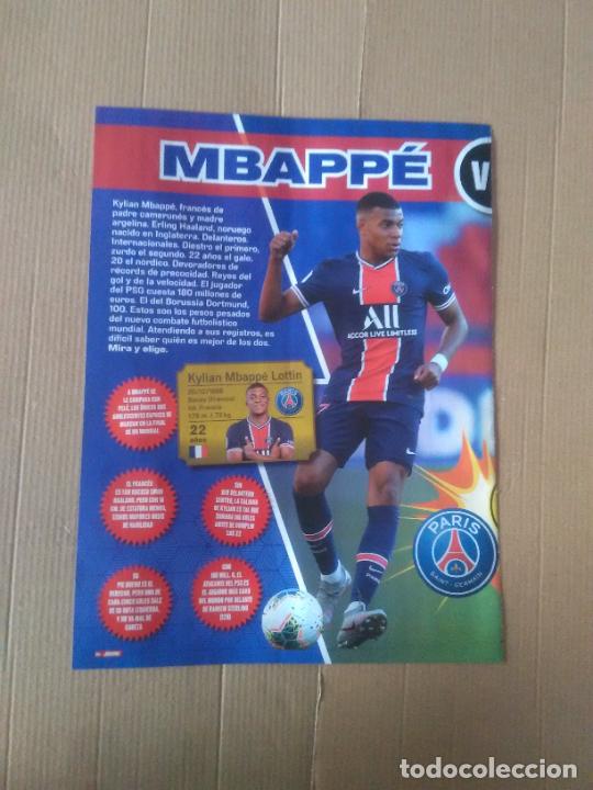 Coleccionismo deportivo: KYLIAN MBAPPE PSG PARIS SAINT GERMAIN TIPO POSTER 1 P&Aacute;G REVISTA JUG&Oacute;N