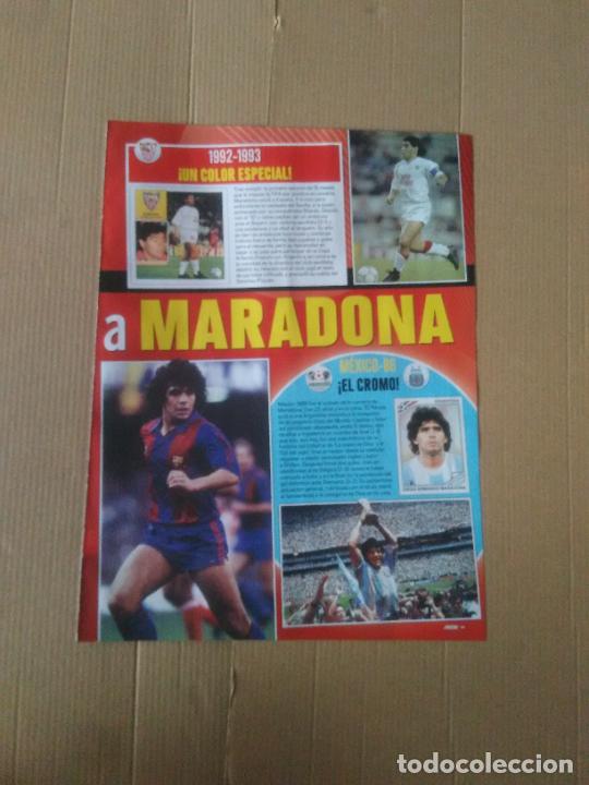 Coleccionismo deportivo: MARADONA BARCELONA BAR&Ccedil;A SEVILLA ARGENTINA REPORTAJE 1 P&Aacute;G REVISTA JUG&Oacute;N + ANSU FATI FERRAN TORRES