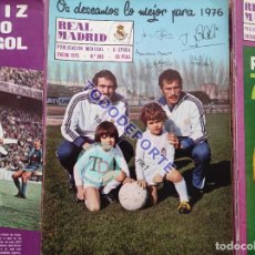 Coleccionismo deportivo: 3 AÑOS COMPLETOS BOLETIN OFICIAL REAL MADRID 1975 1976 1977 - LOTE 36 REVISTA - LIGA COPA. Lote 318698268