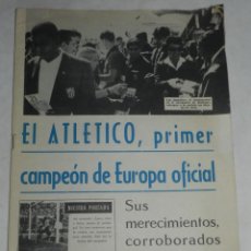 Coleccionismo deportivo: REVISTA OFICIAL ATLETICO MADRID Nº 34 SEPTIEMBRE 1962, CAMPEON RECOPA FIORENTINA EN STUTTGART, TIENE. Lote 320451138